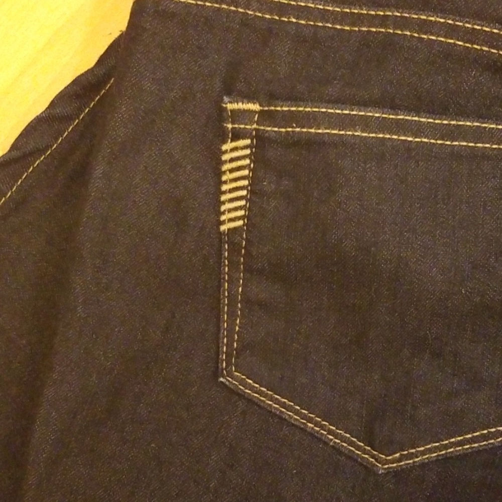 PAIGE Jean's Flare Leg Dark Blue Wash - Picture 7 of 8